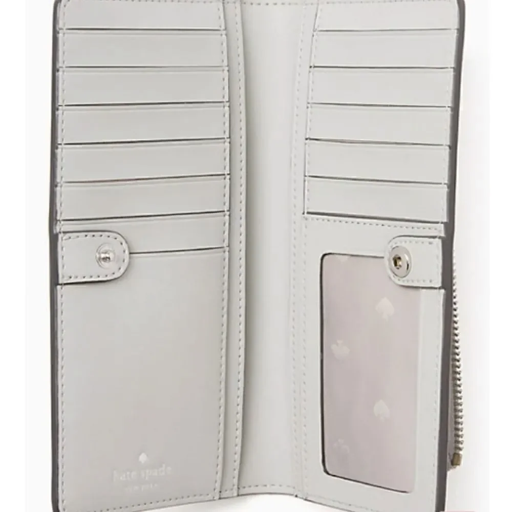 Kate Spade Platinum Dana Tote Wallet Bundle Bag Shoulder Purse